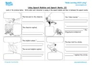 Worksheets for kids - using-speech-bubbles-speech-marks-2